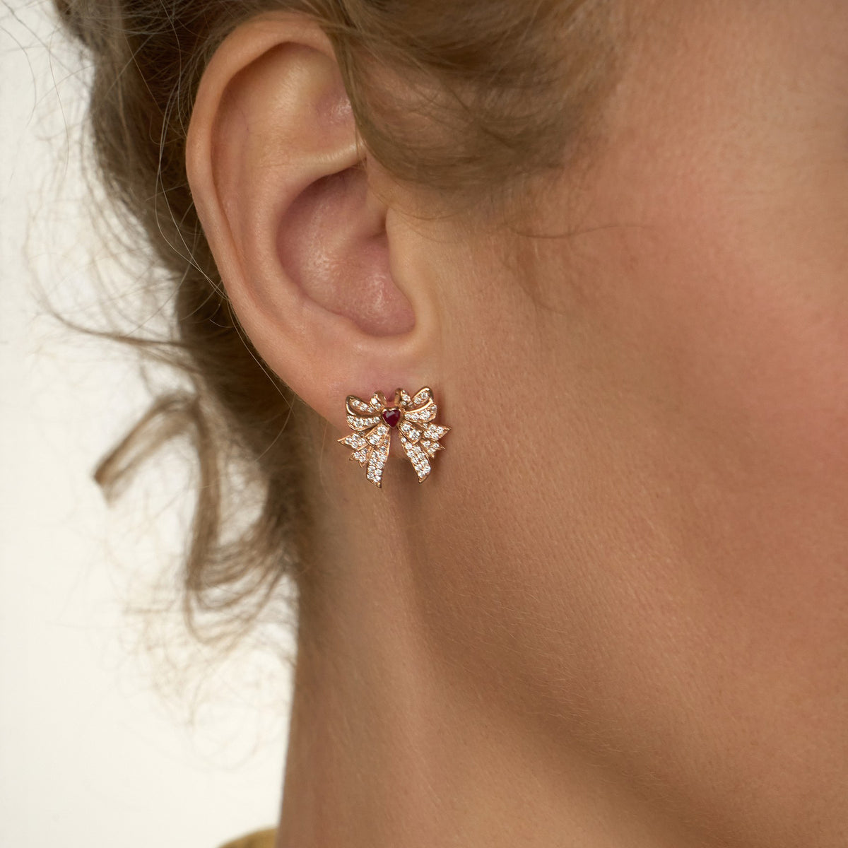 Feyonkah natural diamond earrings