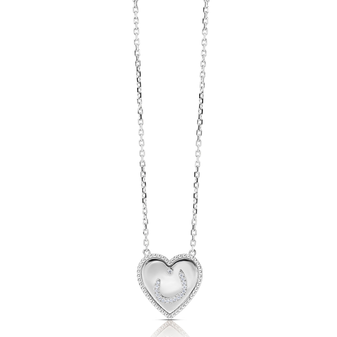 Letter Natural Diamond Necklace