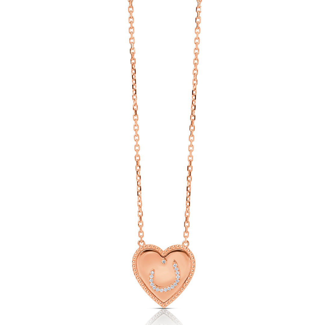 Letter Natural Diamond Necklace