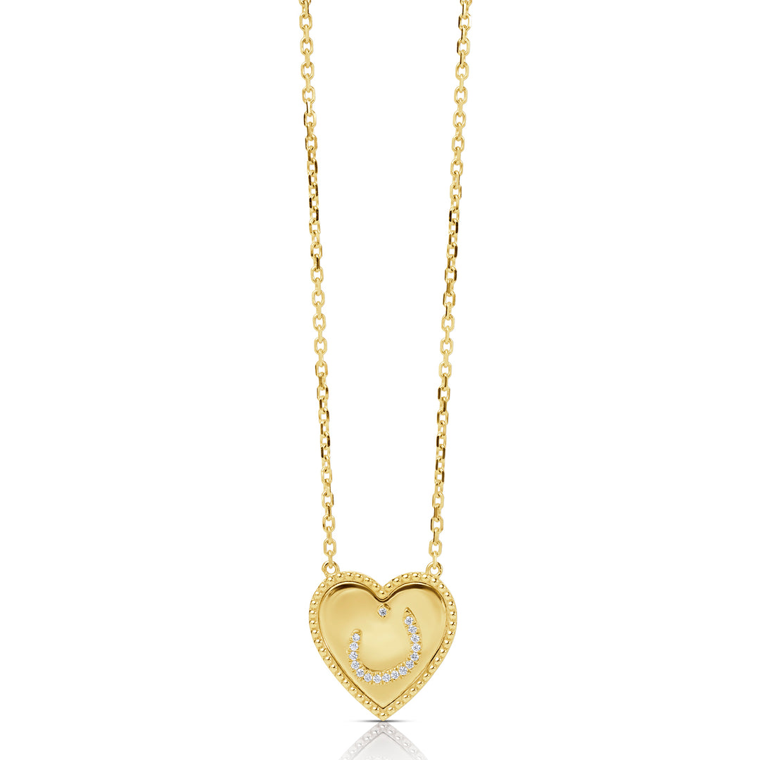 Letter Natural Diamond Necklace