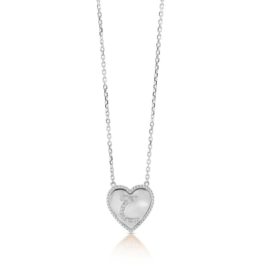 Letter Natural Diamond Necklace