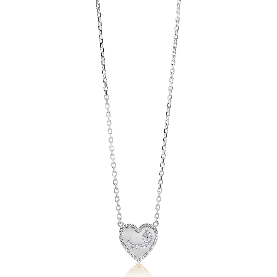 Letter Natural Diamond Necklace