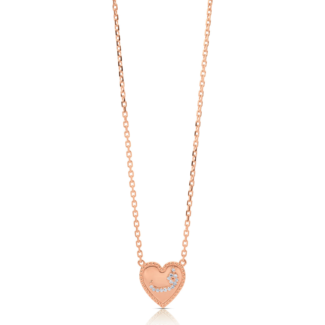 Letter Natural Diamond Necklace