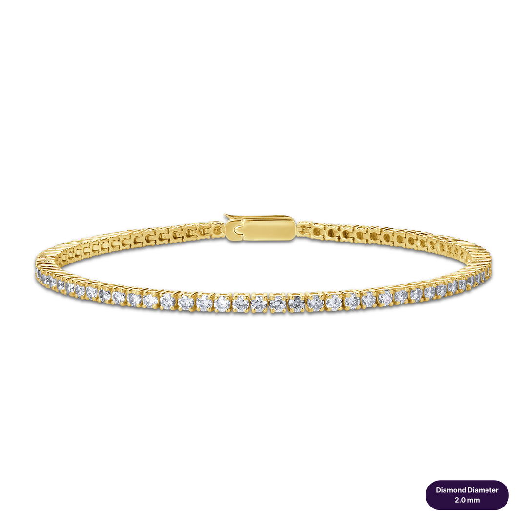 Tennis Lab Diamond Bracelet Round