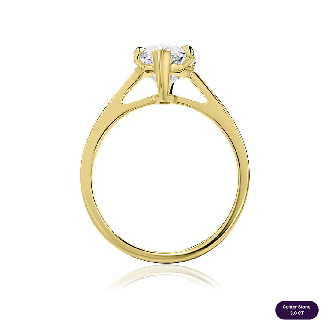 Solitaire Lab Diamond Ring Marquise