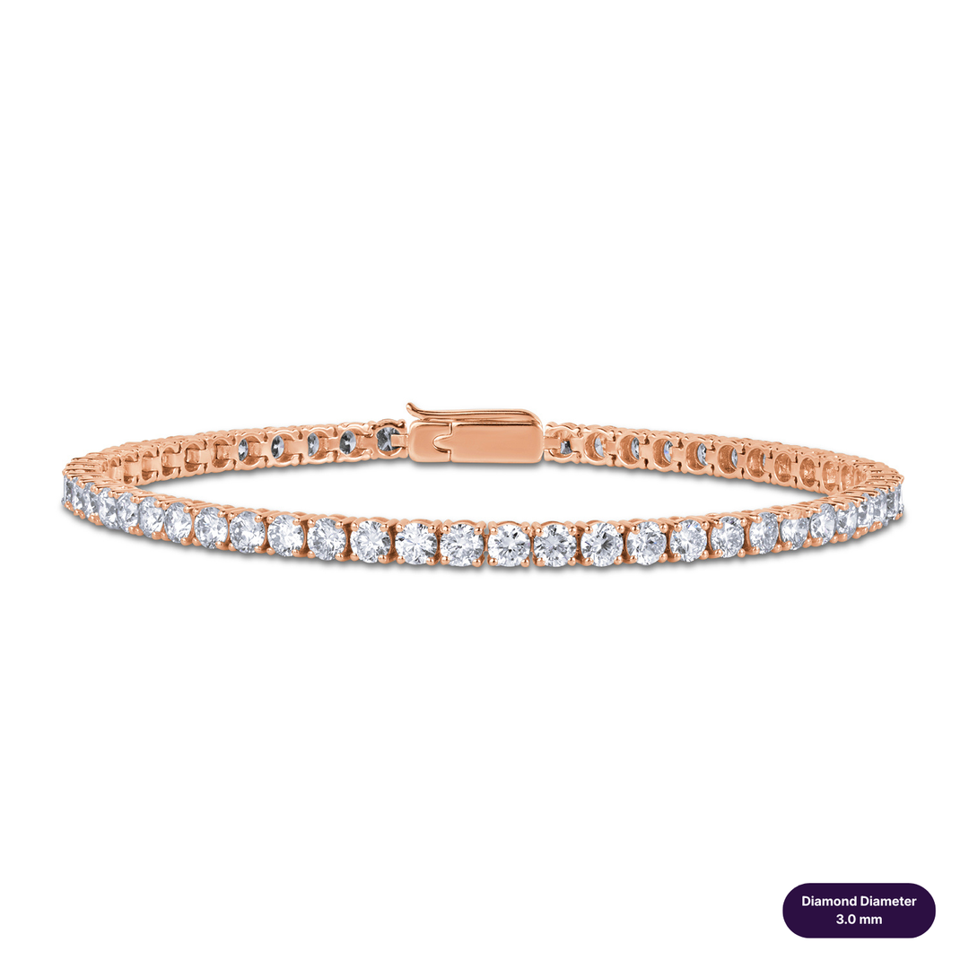 Tennis Lab Diamond Bracelet Round