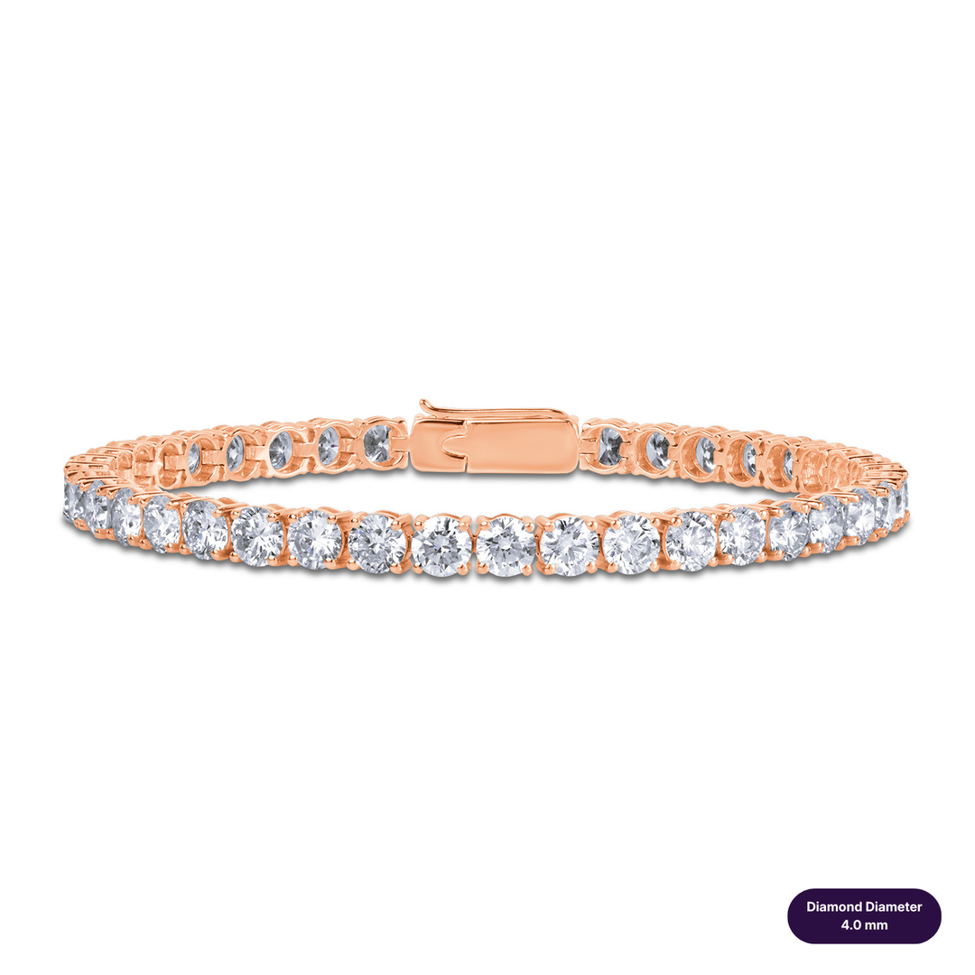 Tennis Lab Diamond Bracelet Round