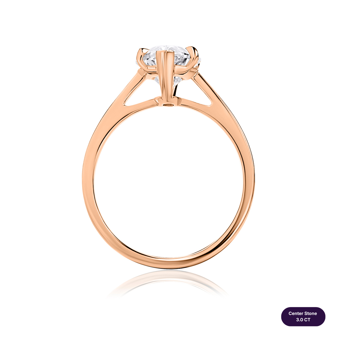 Solitaire Lab Diamond Ring Marquise