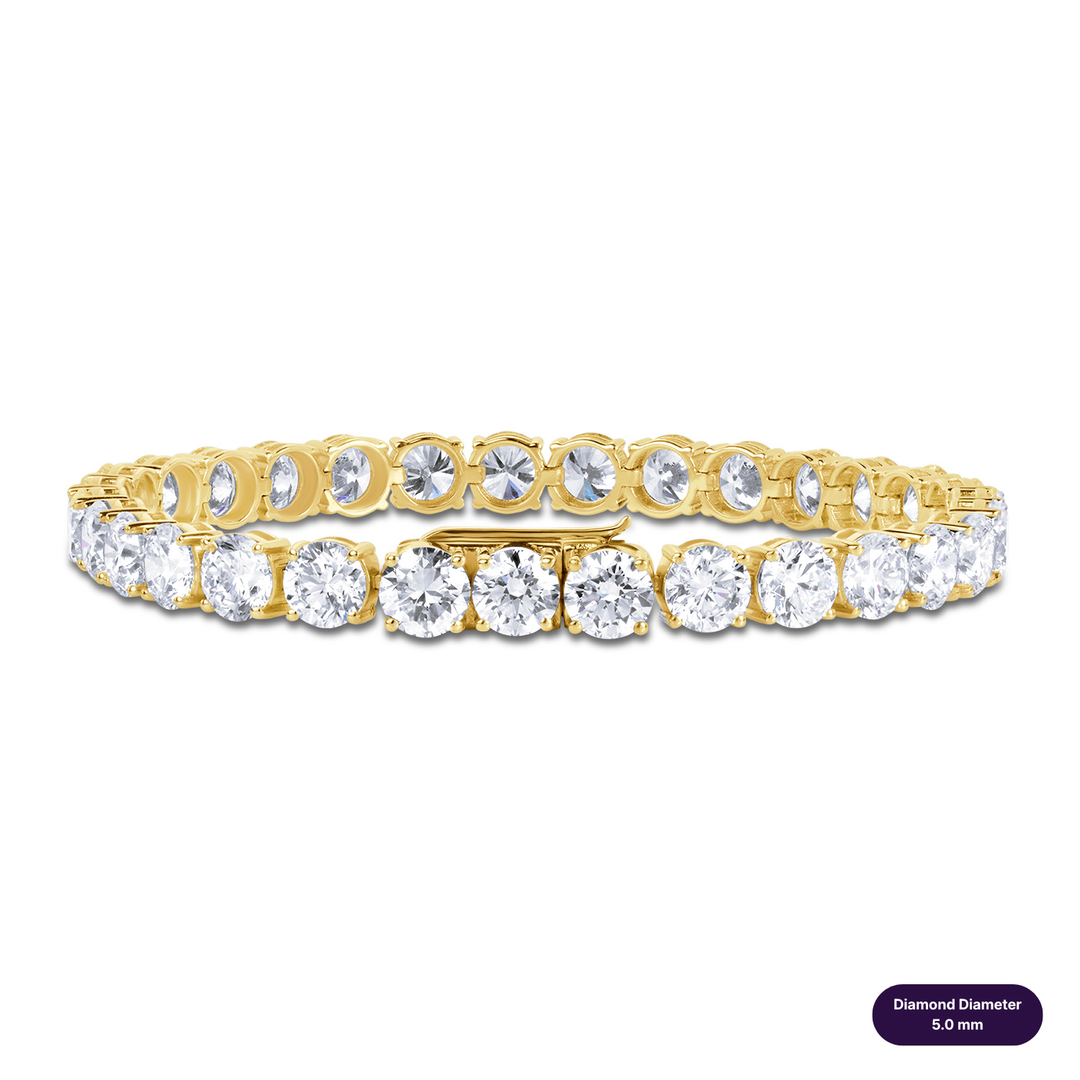 Tennis Lab Diamond Bracelet Round