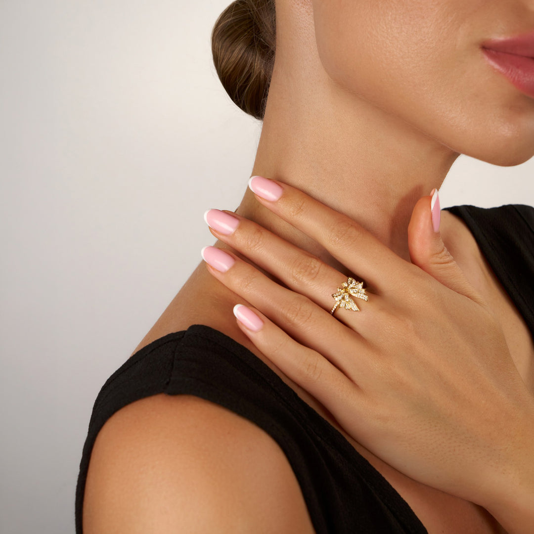 Feyonkah Natural Diamond Ring