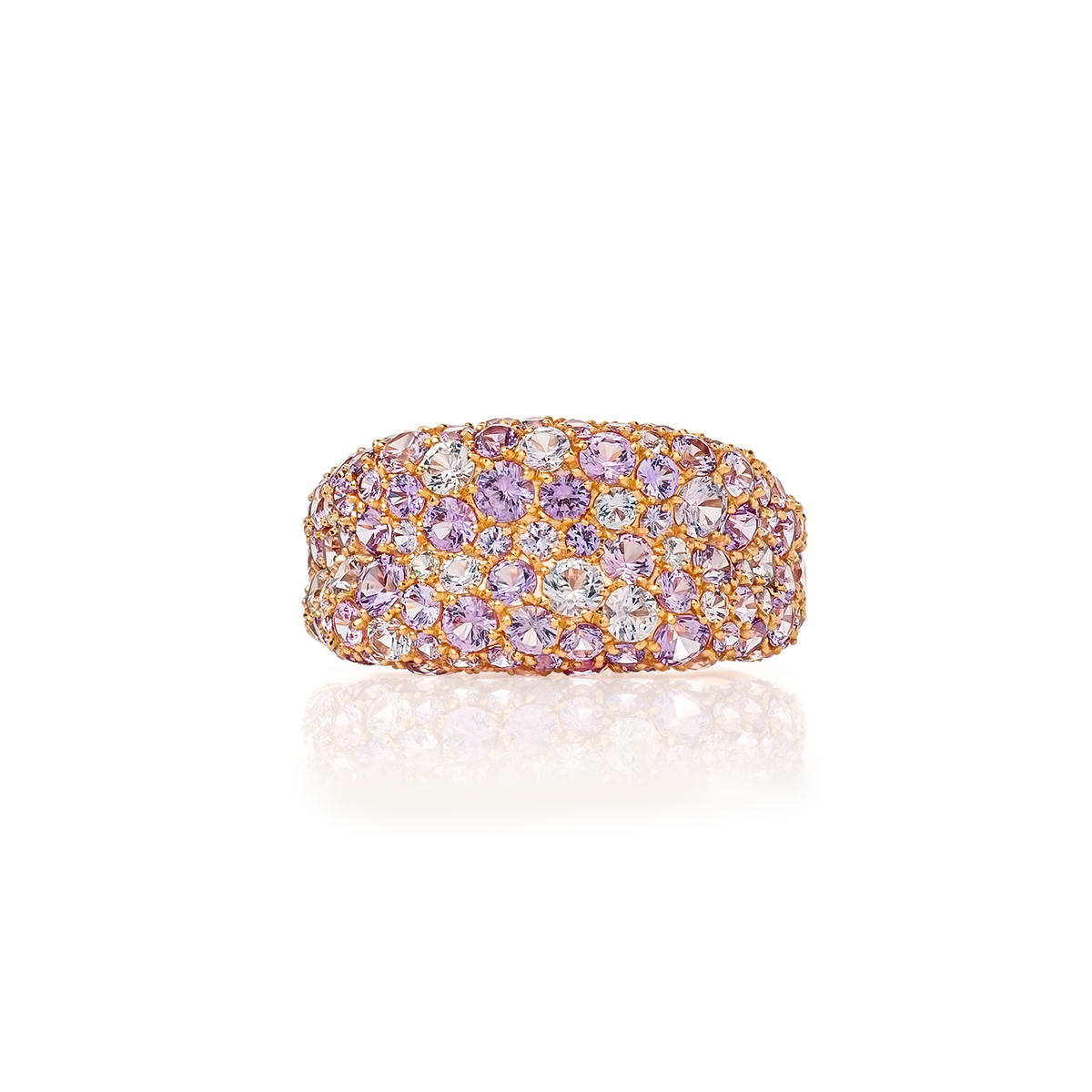 Primavera natural pink sapphire ring