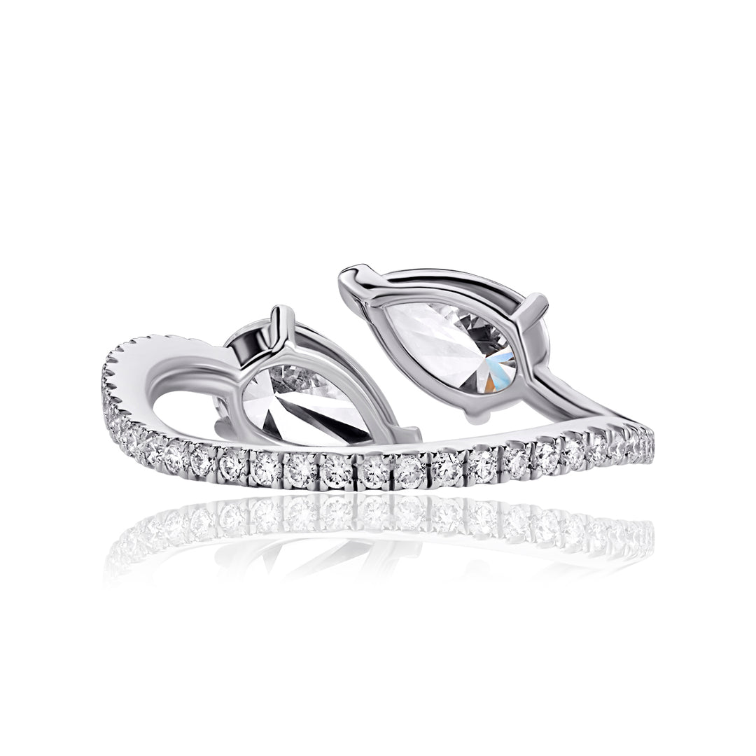 Open Lab Diamond Ring Pear
