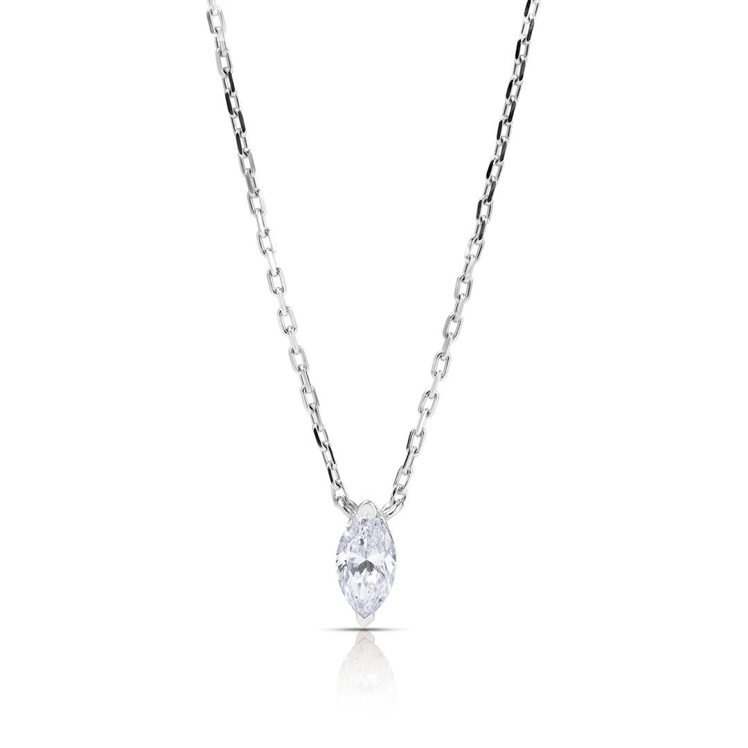 Whisper Lab Diamond Necklace Marquise