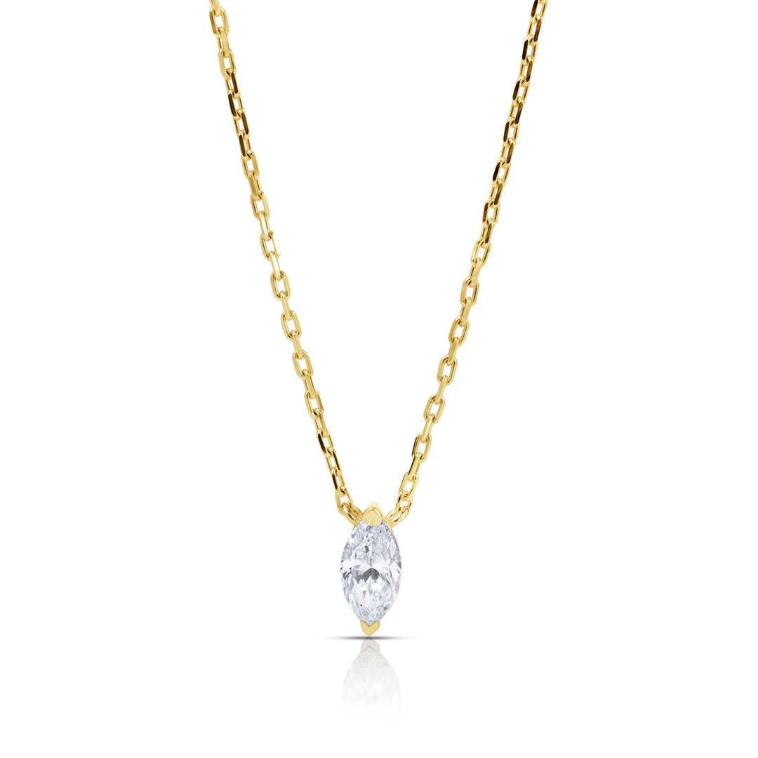 Whisper Lab Diamond Necklace Marquise