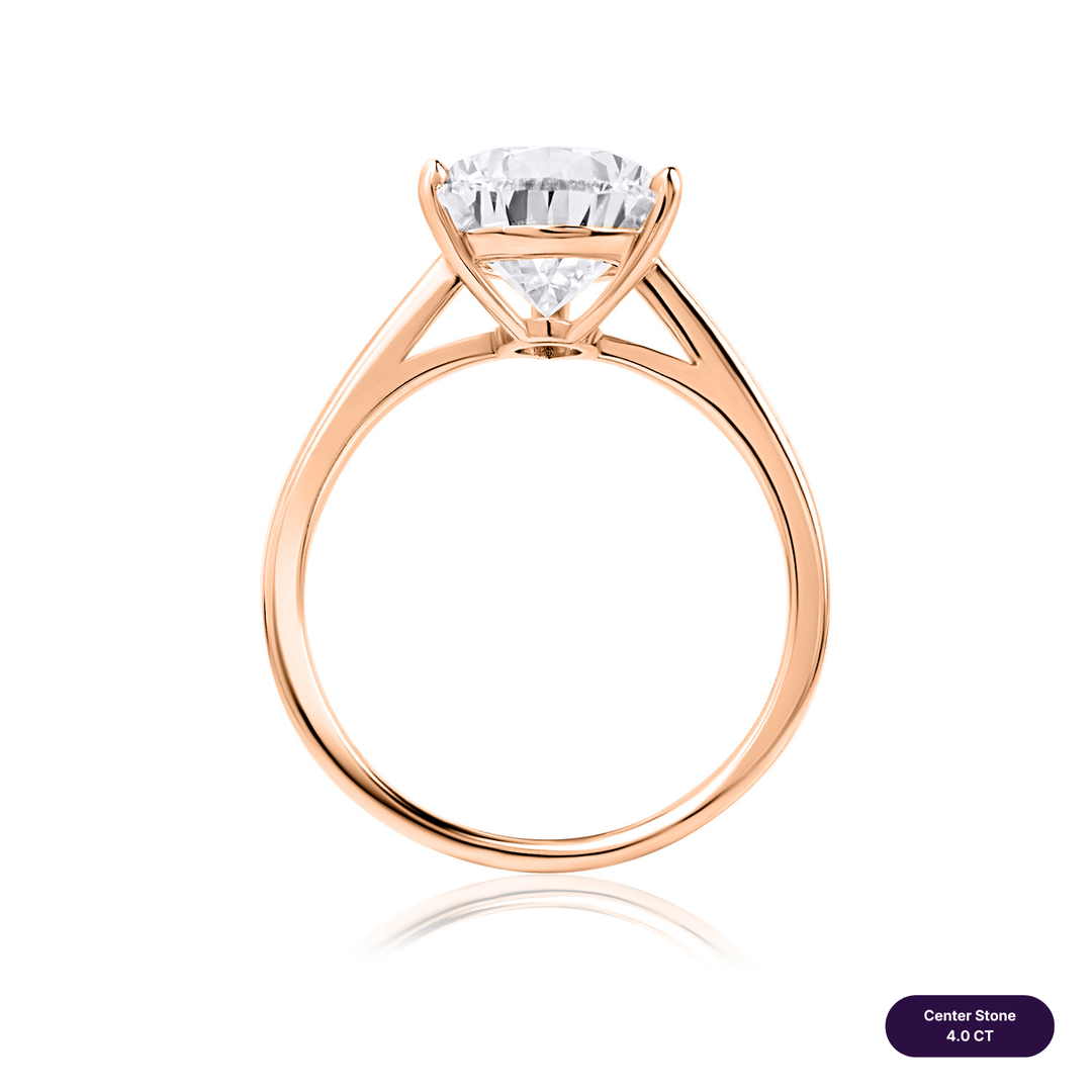 Solitaire Lab Diamond Ring Pear