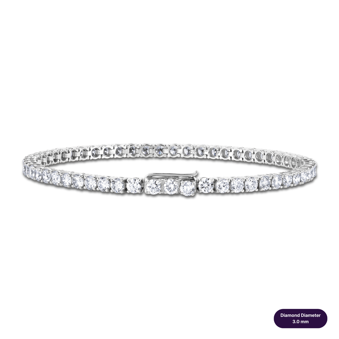 Tennis Lab Diamond Bracelet Round