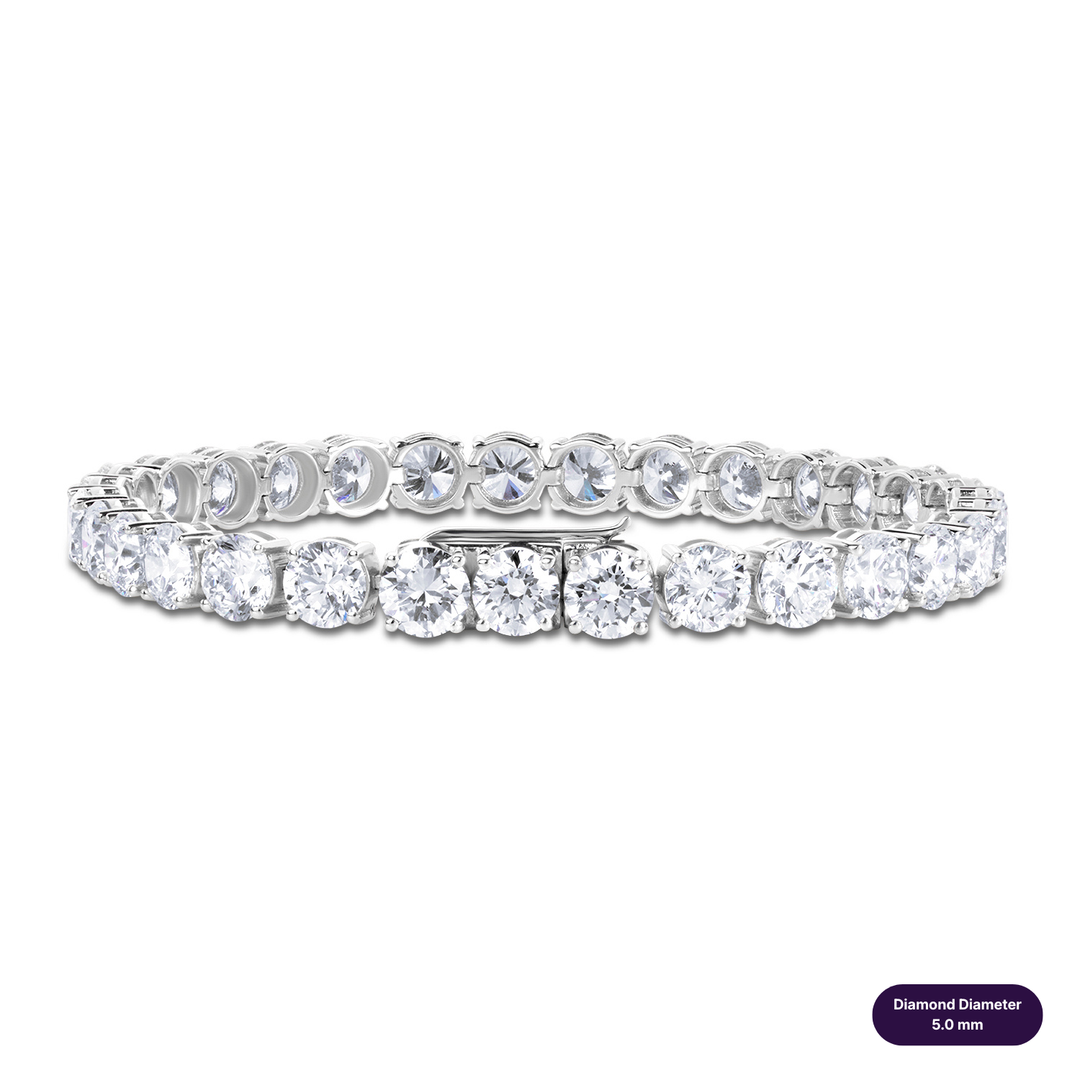 Tennis Lab Diamond Bracelet Round