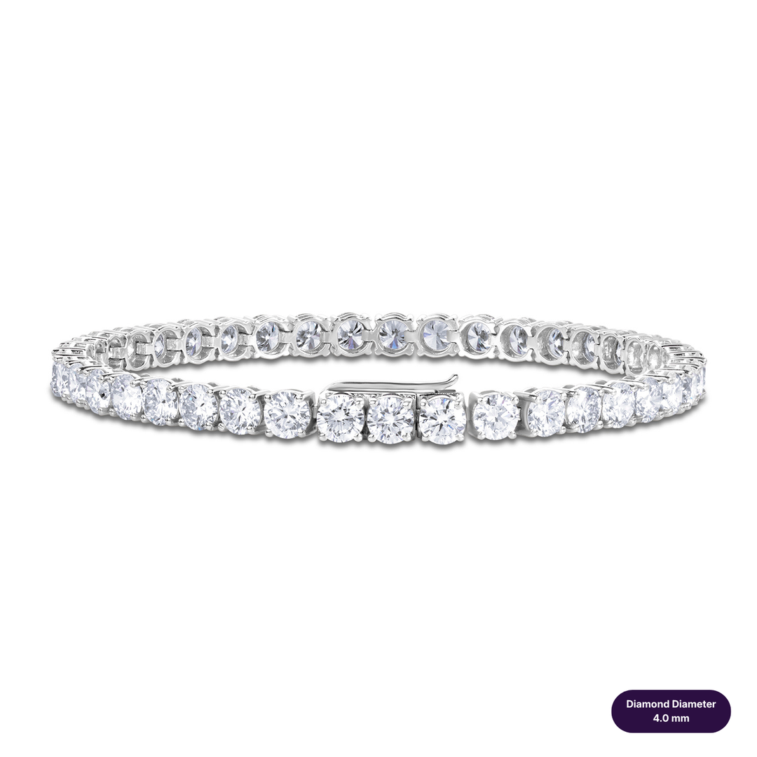 Tennis Lab Diamond Bracelet Round
