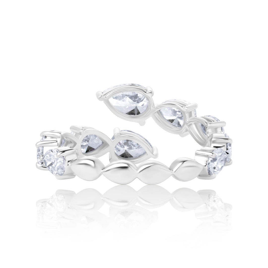 Open Lab Diamond Ring Pear