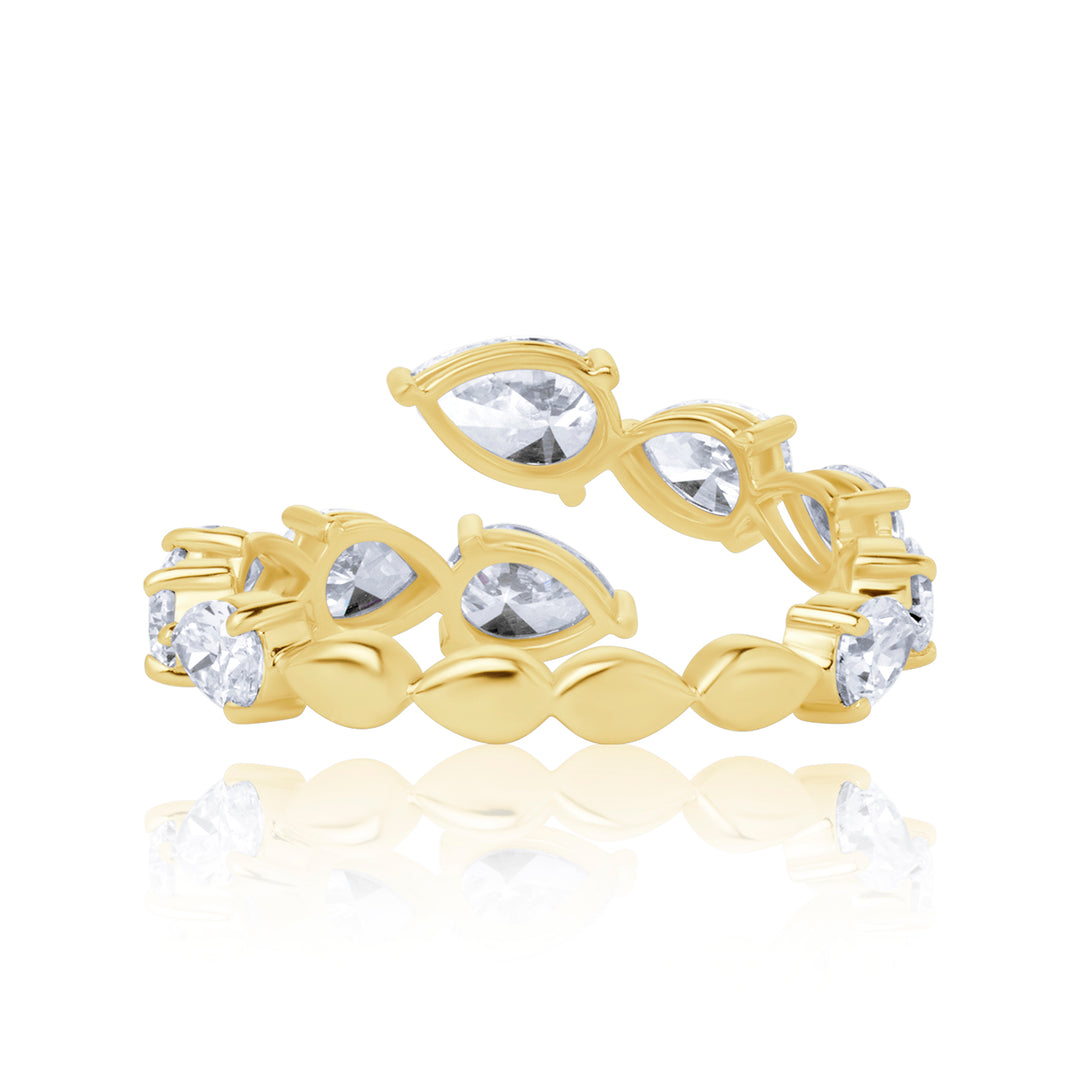 Open Lab Diamond Ring Pear