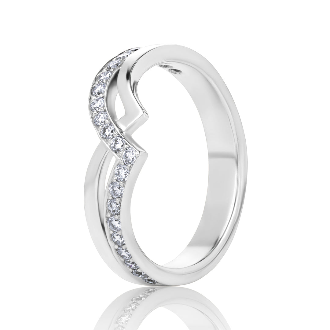 Three-Piece Lab Diamond Ring Oval with Round and Marquise