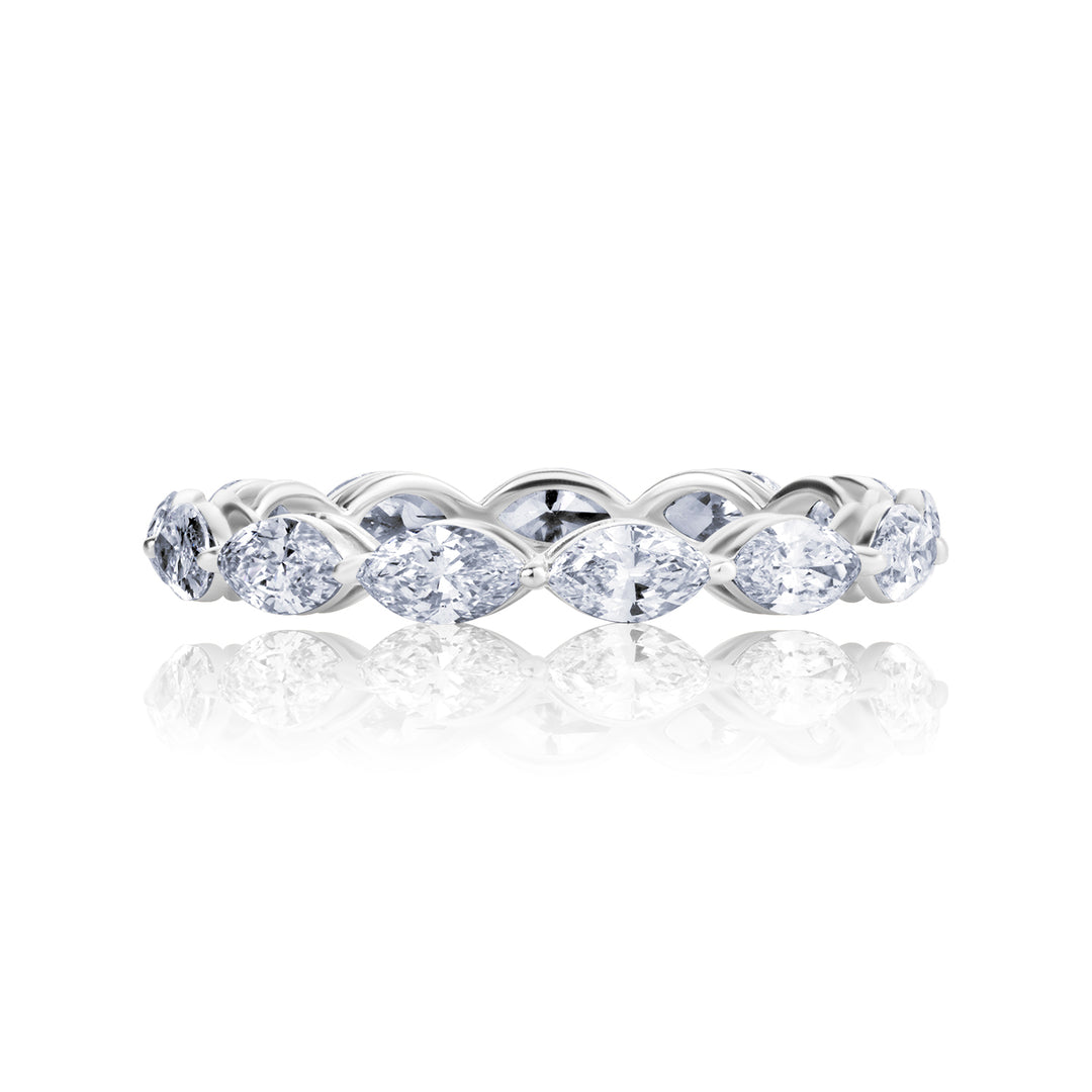 Full Eternity Lab Diamond Ring Marquise
