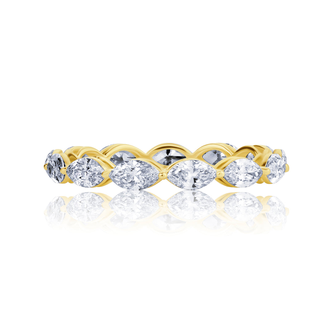 Full Eternity Lab Diamond Ring Marquise