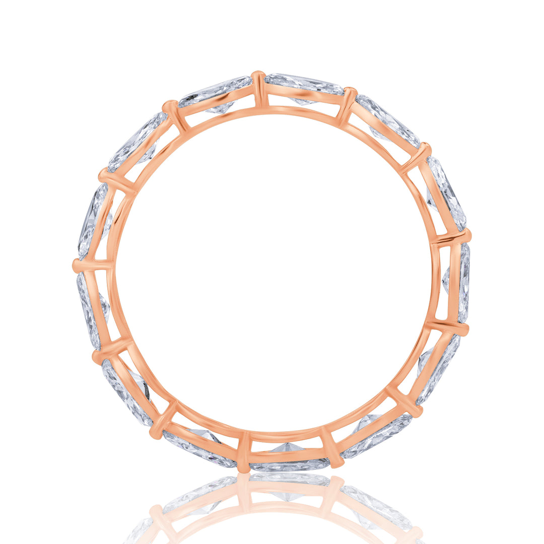 Full Eternity Lab Diamond Ring Marquise