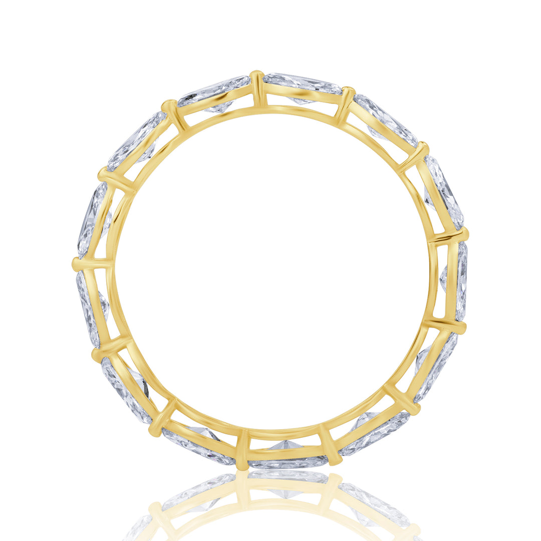 Full Eternity Lab Diamond Ring Marquise