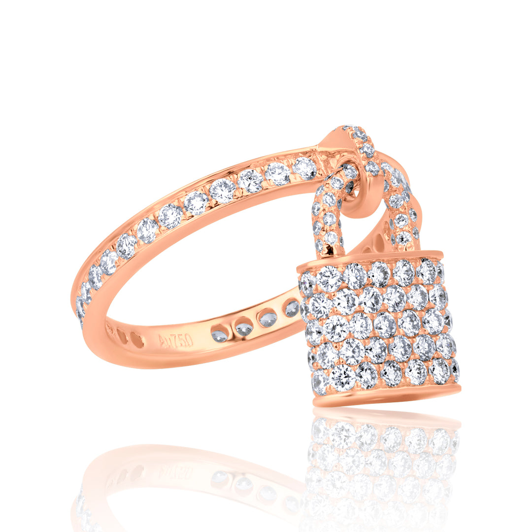 Lock Lab Diamond Ring Round