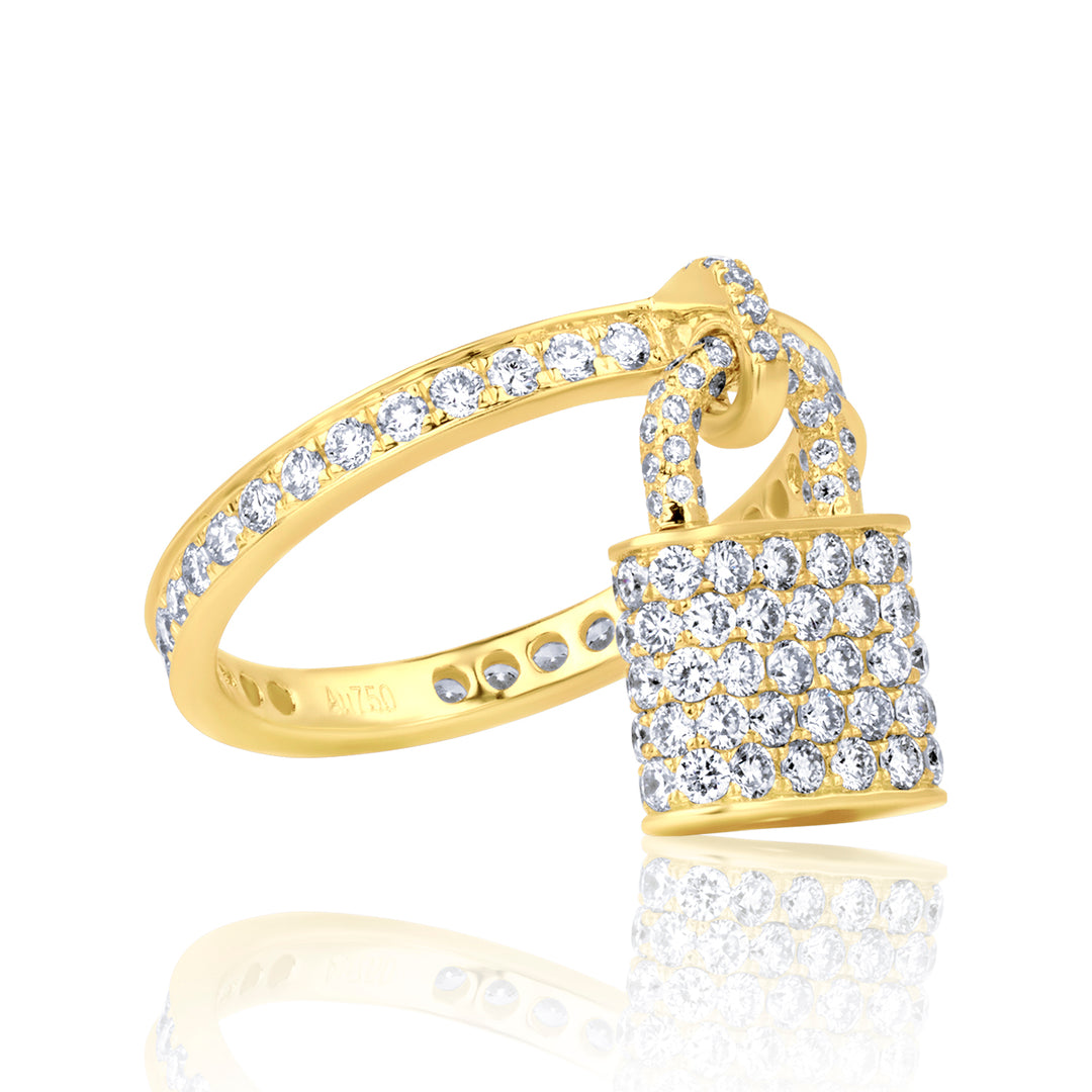Lock Lab Diamond Ring Round