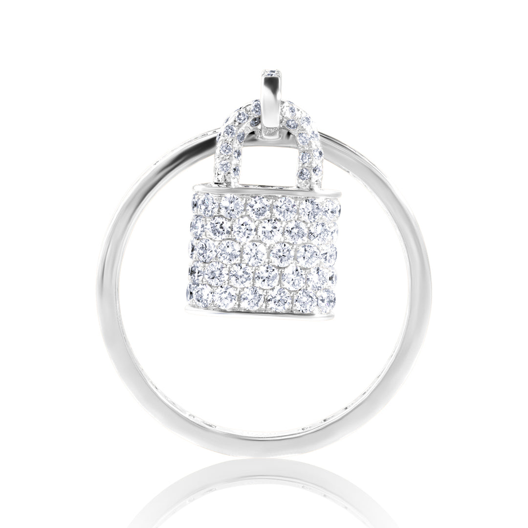Lock Lab Diamond Ring Round