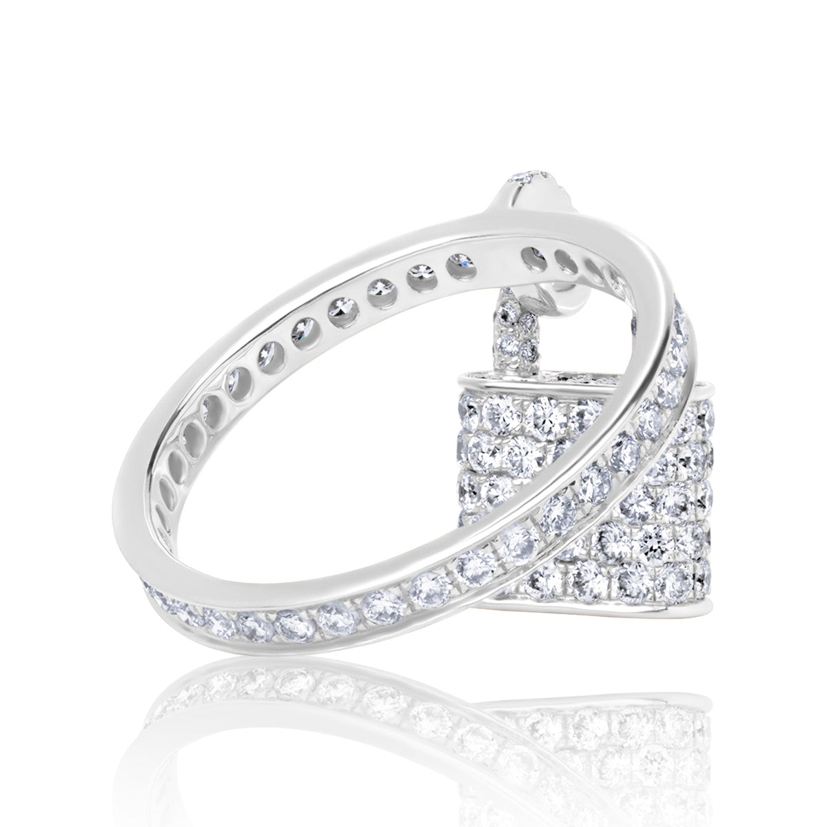 Lock lab diamond ring round