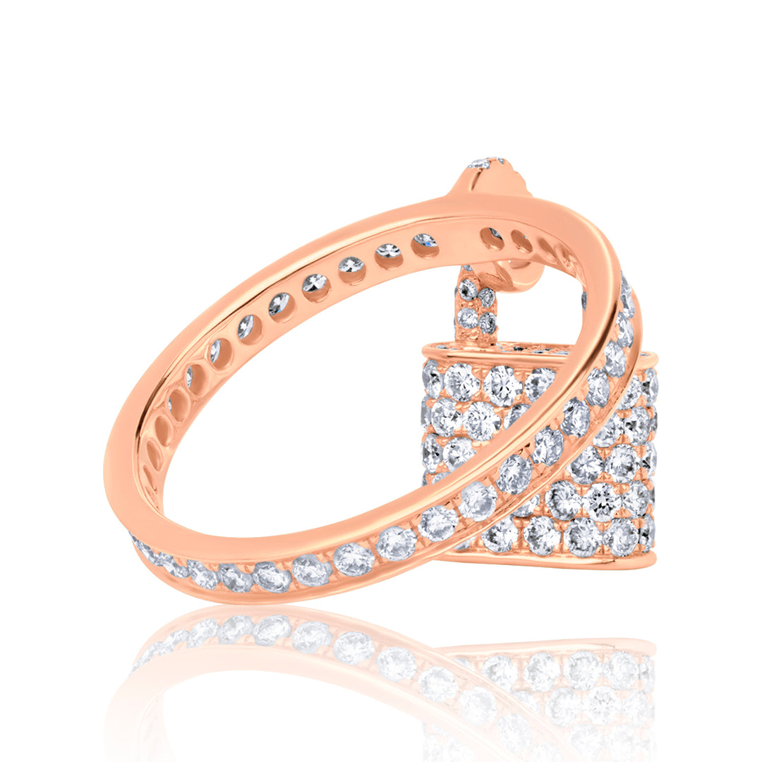 Lock Lab Diamond Ring Round