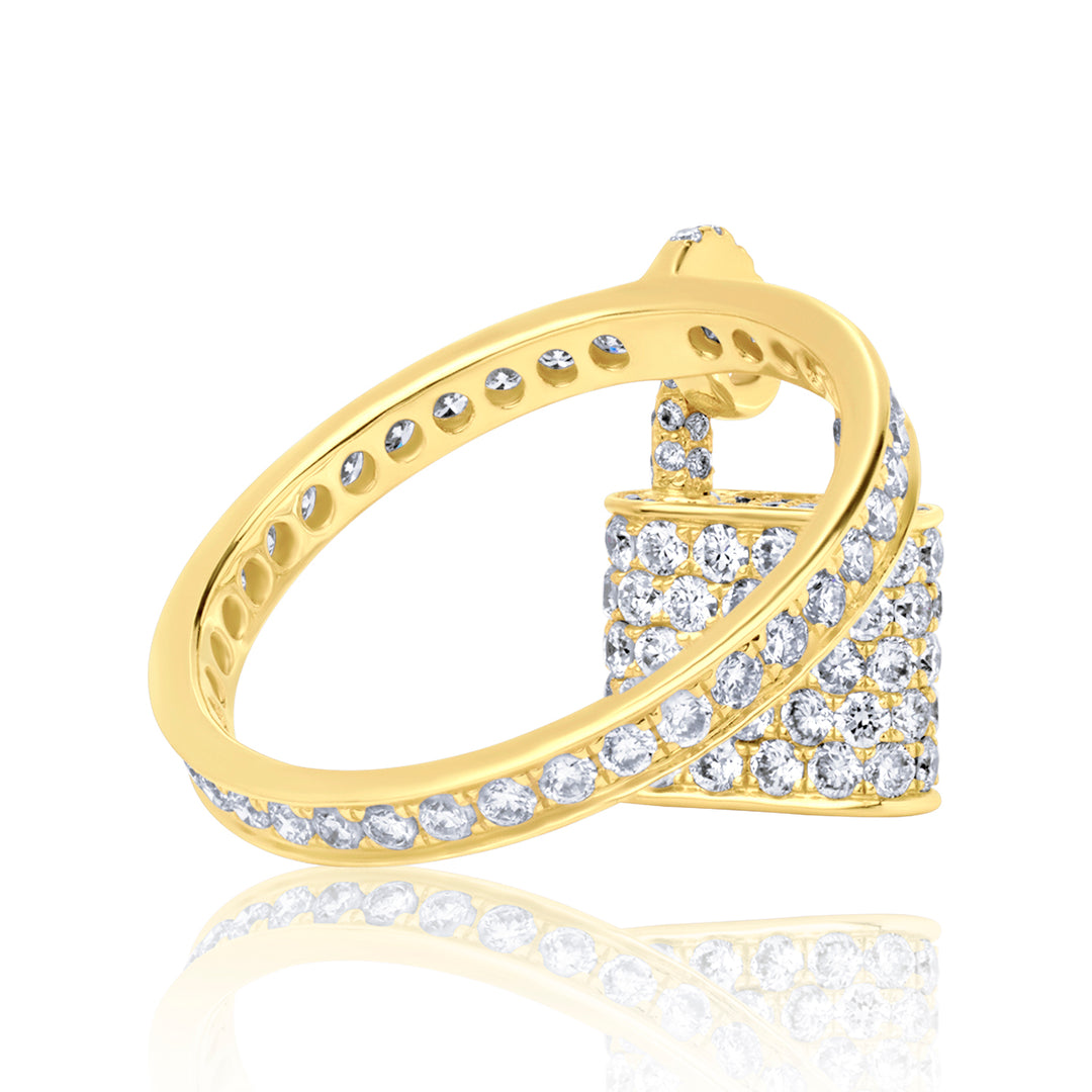 Lock Lab Diamond Ring Round