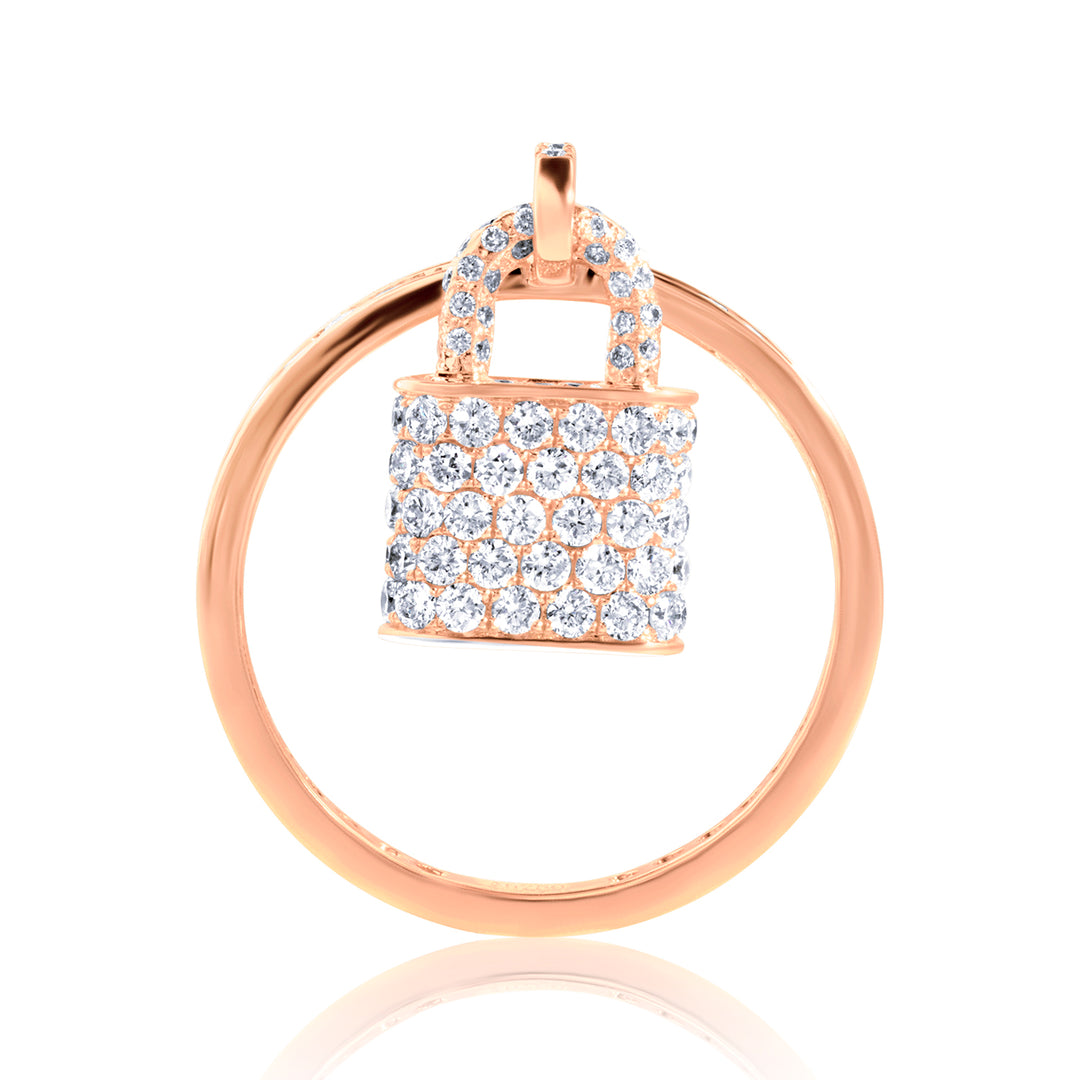 Lock Lab Diamond Ring Round