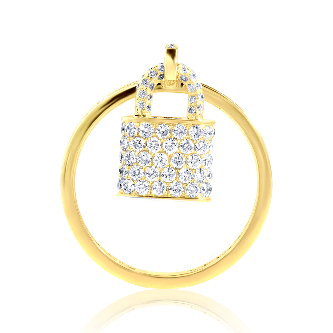 Lock Lab Diamond Ring Round