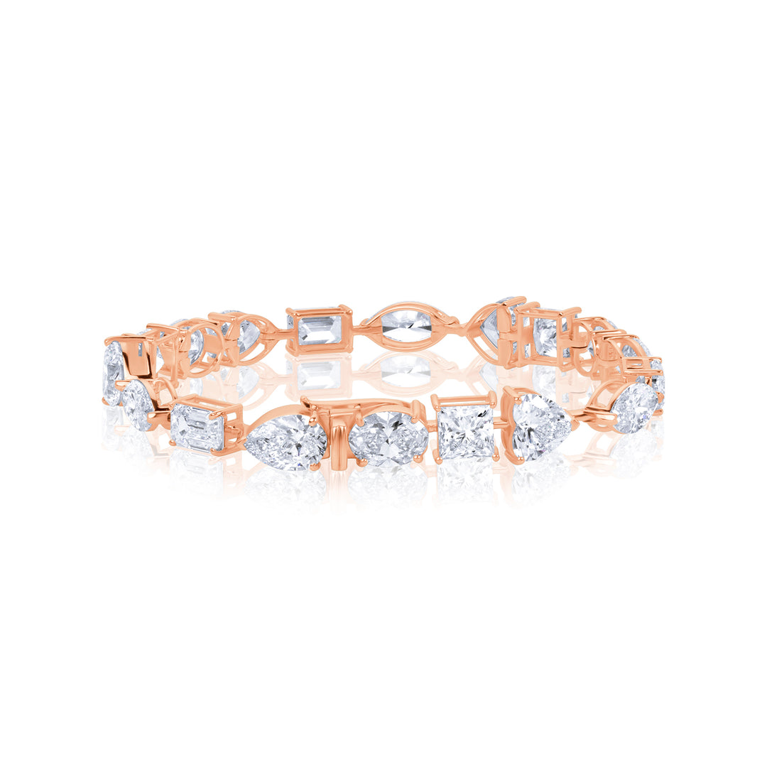 Tennis Lab Diamond Bracelet Multi-Shape