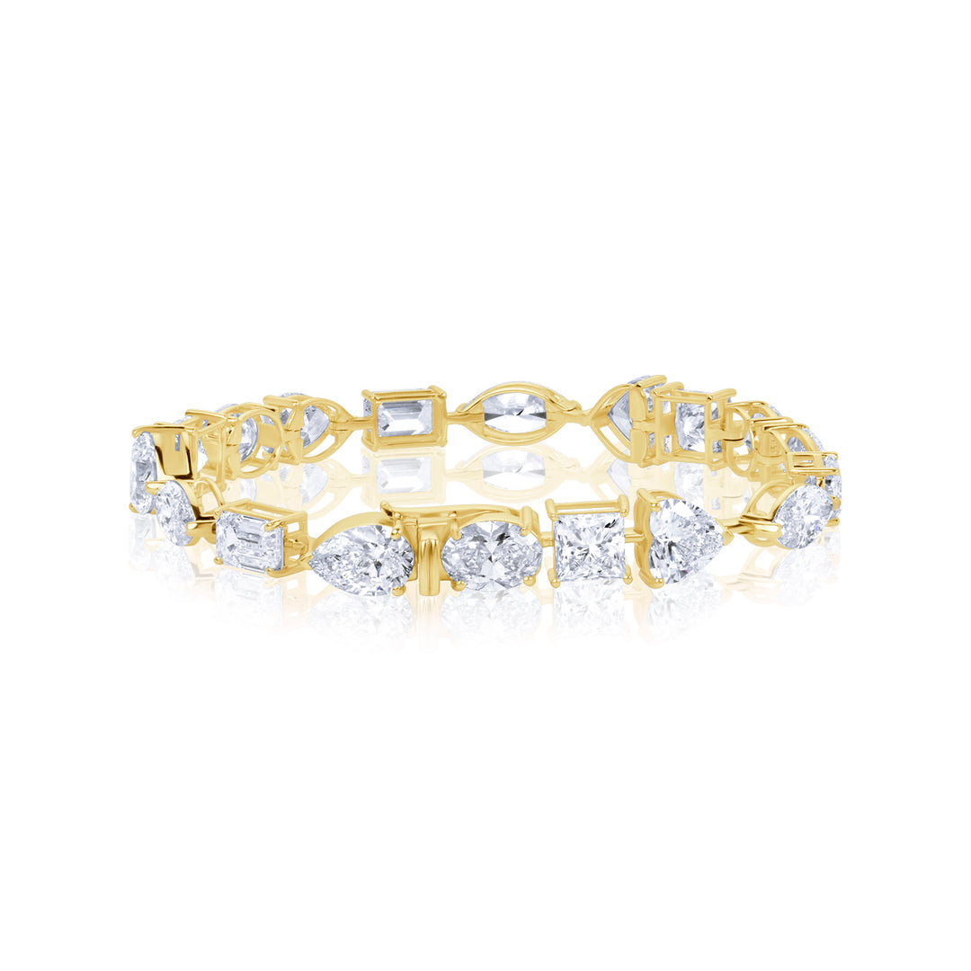 Tennis Lab Diamond Bracelet Multi-Shape