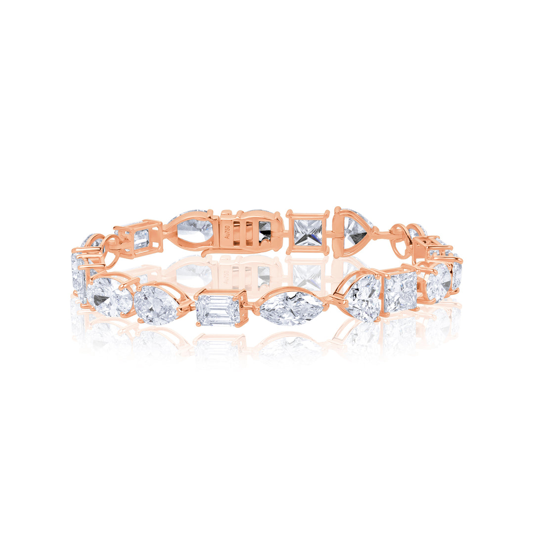Tennis Lab Diamond Bracelet Multi-Shape