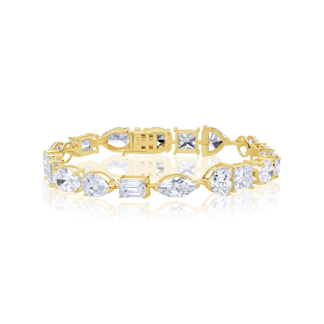 Tennis Lab Diamond Bracelet Multi-Shape