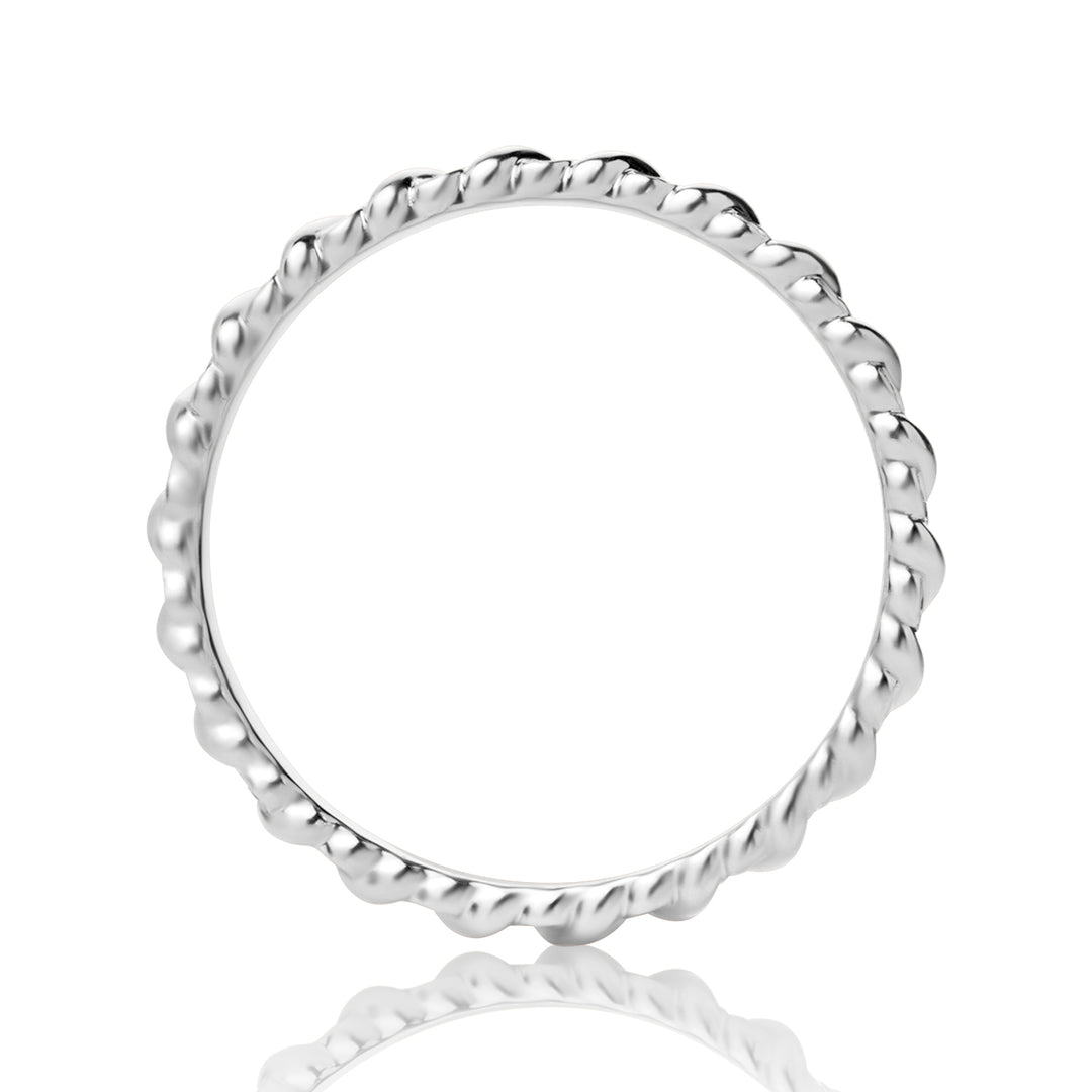 Spiral Lab Diamond Ring Round