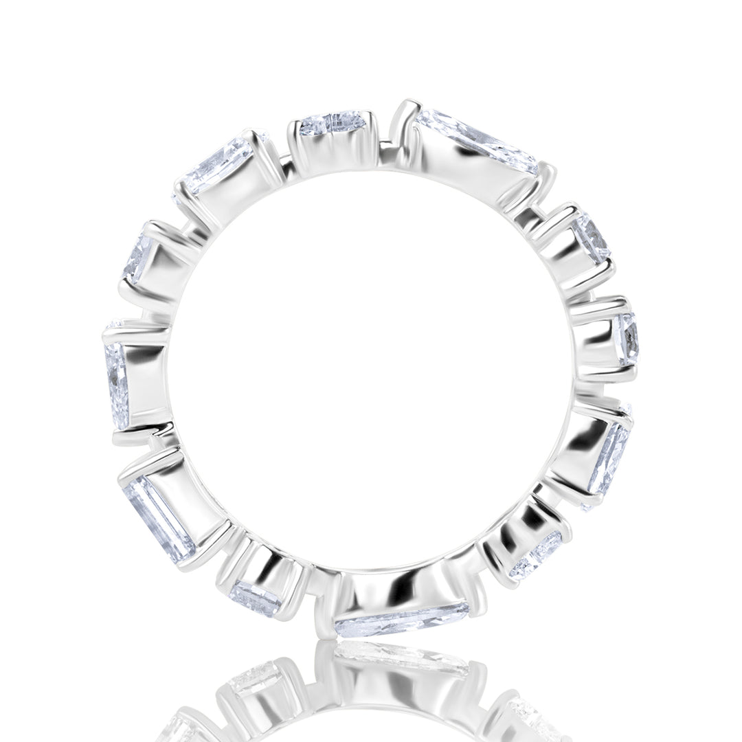 Full Eternity Lab Diamond Ring Multi-Shape