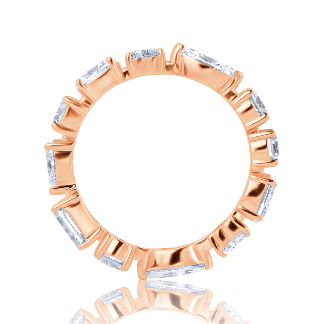 Full Eternity Lab Diamond Ring Multi-Shape