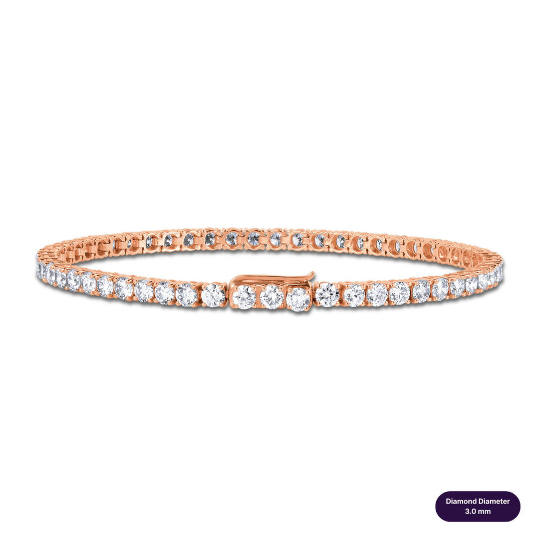 Tennis Lab Diamond Bracelet Round