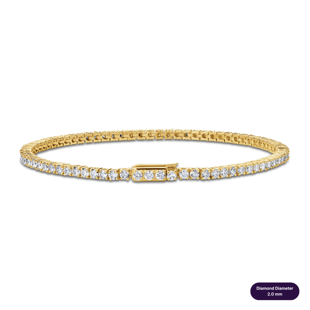 Tennis Lab Diamond Bracelet Round