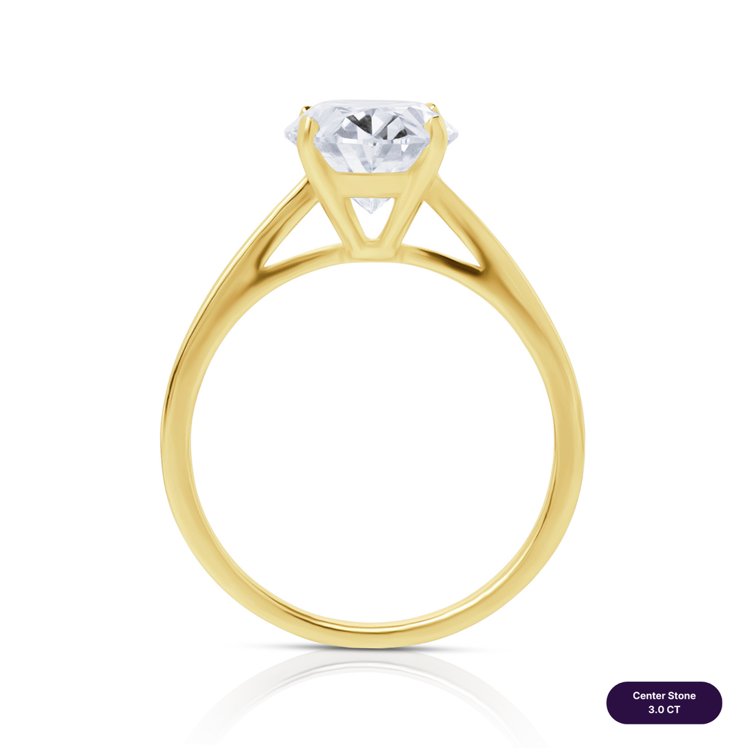 Solitaire Lab Diamond Ring Oval