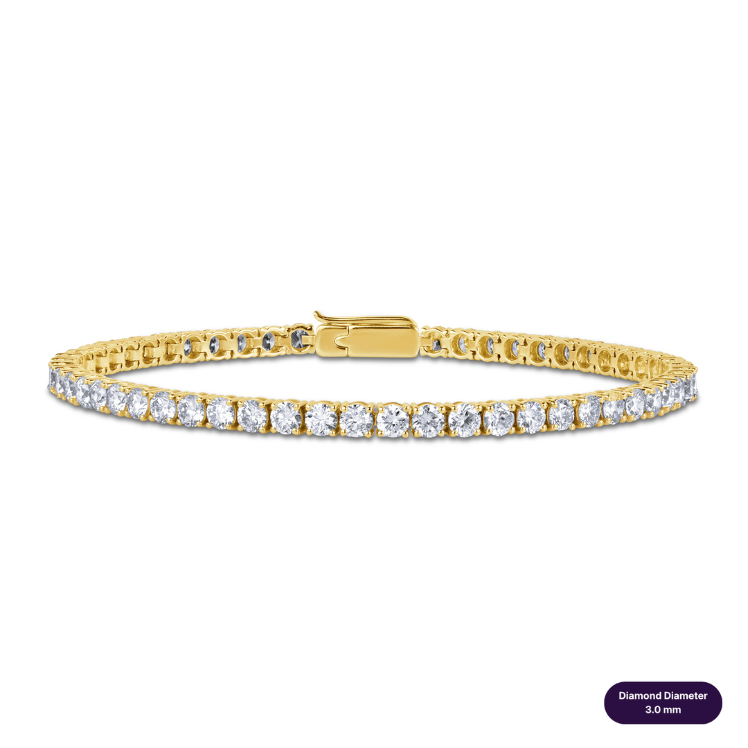 Tennis Lab Diamond Bracelet Round