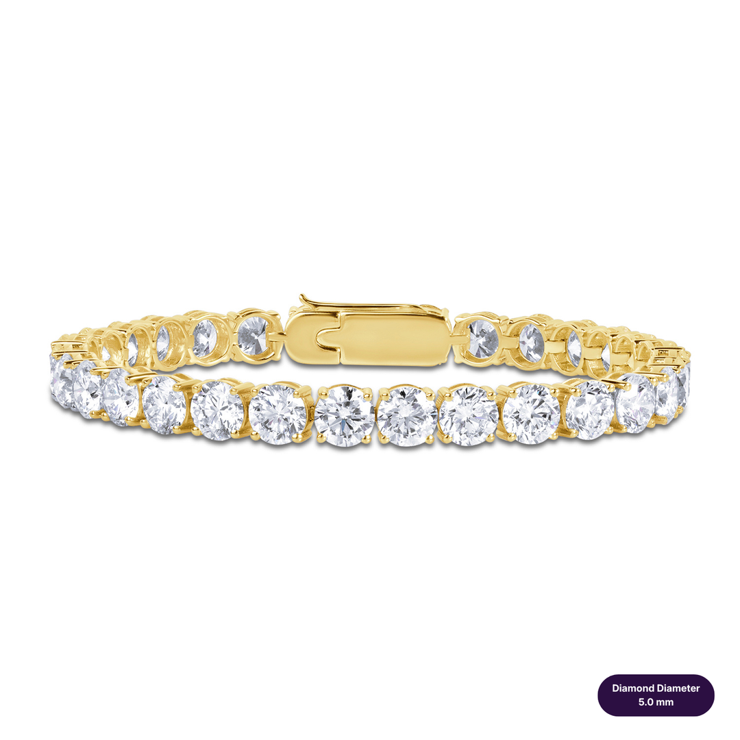 Tennis Lab Diamond Bracelet Round