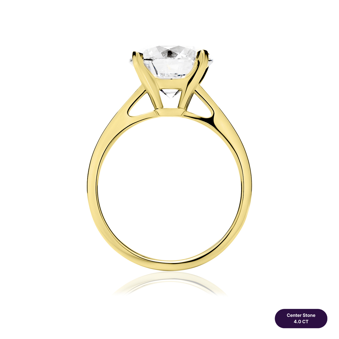 Solitaire Lab Diamond Ring Round